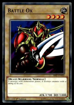 Battle Ox Speed Duel Decks: Duelists of Tomorrow SS02-ENA02 MP YuGiOh TCG | Buy - Image 1