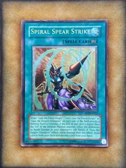Yugioh Spiral Spear Strike FET-EN043 Ultimate Rare MP - Image 1