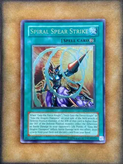 Yugioh Spiral Spear Strike FET-EN043 Ultimate Rare NM - Image 1