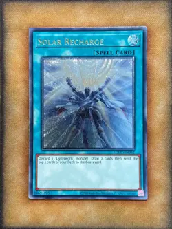 Yugioh Solar Recharge LODT-EN052 Ultimate Rare 2024 Print NM - Image 1