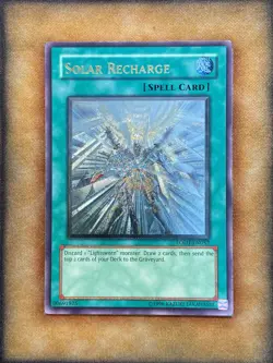 Yugioh Solar Recharge LODT-EN052 Ultimate Rare NM - Image 1