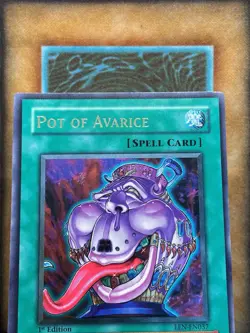 Yugioh Pot of Avarice EEN-EN037 Ultimate Rare 1st Ed NM - Image 5