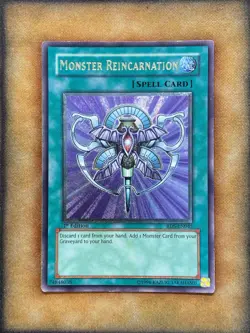 Yugioh Monster Reincarnation RDS-EN045 Ultimate Rare 1st Ed LP - Image 1