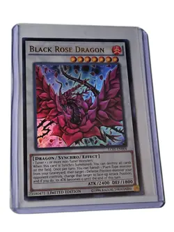 YUGIOH Card TCG BLACK ROSE DRAGON Limited Edition LC05-EN004 ULTRA Rare Holo 🔥 - Image 1