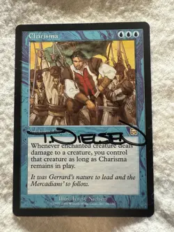 MTG - Charisma - Mercadian Masques - Artist Proof / Signed - NM - Free Shipping! - Image 1