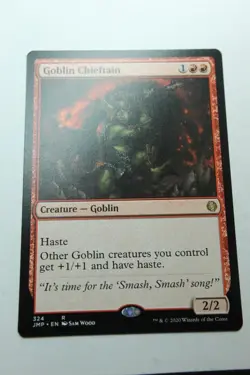 MTG Goblin Chieftain x1- -Jumpstart-Lightly Played - Image 1