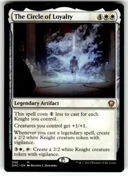 The Circle of Loyalty Commander: Dominaria United Regular MTG NM - Image 1