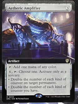 Aetheric Amplifier #34 Commander: Aetherdrift Extended Art Regular Rare - Image 1