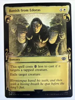 MTG Lord of the Rings Banish from Edoras (Showcase Scrolls) Foil - Image 1