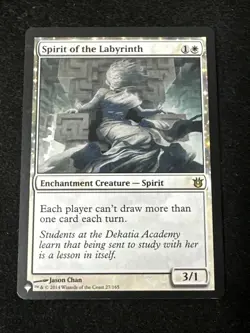 Spirit of the Labyrinth List Reprints Regular 27/165 Mtg Magic Born Of The Gods - Image 1