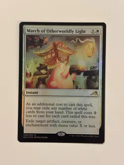 March of the Otherworldly Light FOIL Neon Dynasty Magic the Gathering MTG - Image 1
