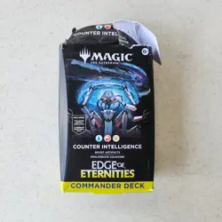 Magic The Gathering Edge of Eternities Commmander Deck Open Damaged Box - Image 1
