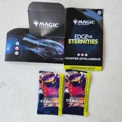 Magic The Gathering Edge of Eternities Commmander Deck Open Damaged Box - Image 3
