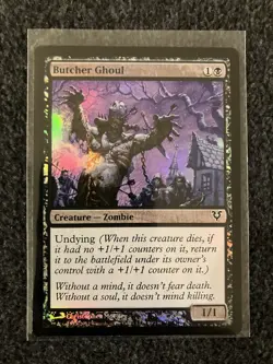 Magic The Gathering MTG - Butcher Ghoul Foil - Avacyn Restored - Image 1