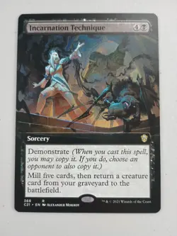 Magic the Gathering Incarnation Technique Extended Art -C21 #368 MTG NM - Image 1