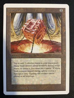 English - MTG Mana Vault - LP+/NM - Unlimited Edition - Image 1