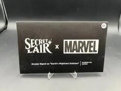 Magic the Gathering Secret Lair x Marvel Arcane Signet Earth's Mightiest Emblem - Image 1