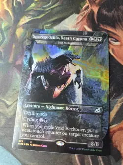 Spacegodzilla, Death Corona FOIL - Ikoria Box Toppers (IKO) - (Near Mint NM) - Image 2