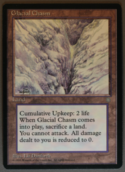 Glacial Chasm - MTG - Ice Age - Magic: The Gathering - Image 1