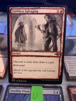 MTG Faithless Salvaging Modern Horizons 2 349 Regular Common - Image 1