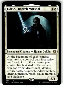 Odric, Lunarch Marshal Commander: Dominaria United Regular MTG - Image 1