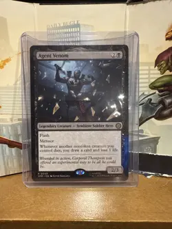 MTG Marvel Spider-Man Agent Venom Rare #049 | Symbiote Hero Legendary In Hand - Image 1