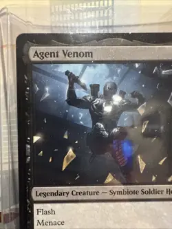 MTG Marvel Spider-Man Agent Venom Rare #049 | Symbiote Hero Legendary In Hand - Image 5