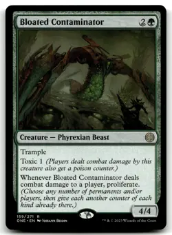 MTG Bloated Contaminator R Phyrexia: All Will Be One 159 LP - Image 1
