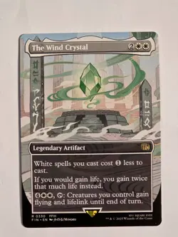 The Wind Crystal R0330 Reg (Borderless) Final Fantasy Magic the Gathering NM - Image 1