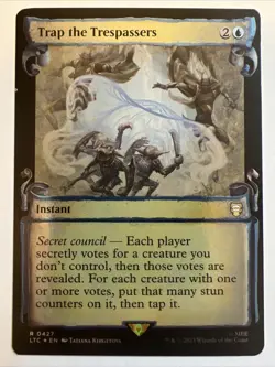 Trap the Trespassers (SILVER SCROLL FOIL) - Lord of the Rings (MTG) - Image 1