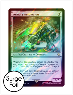 1x Armory Automaton, Surge Foil, Final Fantasy, Magic MTG NM - Image 1
