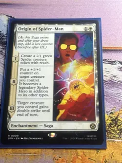 1x Origin of Spider-Man - Regular NM Eng MTG - Marvel's Spider-Man - Image 1