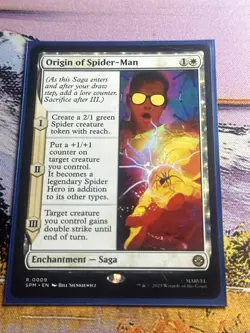 1x Origin of Spider-Man - Regular NM Eng MTG - Marvel's Spider-Man - Image 4