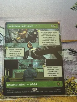 kraven's last hunt Mtg Comic Strip Borderless Spider-Man Magic The Gathering - Image 2