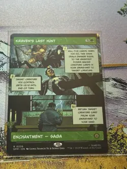 kraven's last hunt Mtg Comic Strip Borderless Spider-Man Magic The Gathering - Image 3