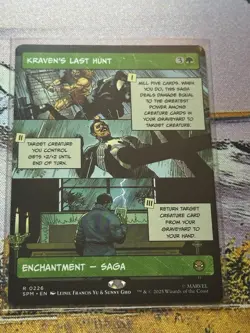 kraven's last hunt Mtg Comic Strip Borderless Spider-Man Magic The Gathering - Image 4