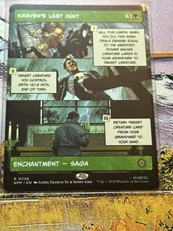 kraven's last hunt Mtg Comic Strip Borderless Spider-Man Magic The Gathering - Image 5