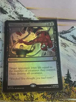 Villainous Wrath 074 Foil Rare MTG Marvel's Spider-Man NM - Image 2