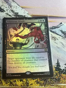 Villainous Wrath 074 Foil Rare MTG Marvel's Spider-Man NM - Image 3