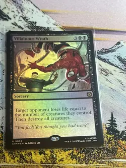 Villainous Wrath 074 Foil Rare MTG Marvel's Spider-Man NM - Image 4
