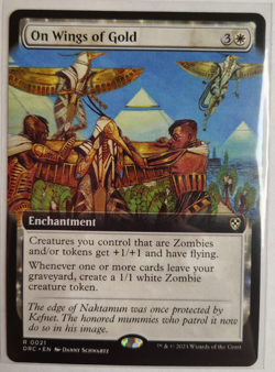 On Wings of Gold (Extended Art) Commander: Aetherdrift Regular - Image 1