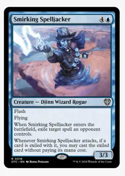 Smirking Spelljacker | MTG Thunder Junction Commander |EDH Counterspell Theft NM - Image 1