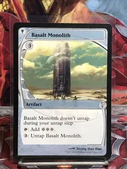 Basalt Monolith (Non-foil) [Future Sight Frame] Mystery Booster 2 217 U MTG - Image 1