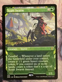 Scute Swarm (Showcase) Zendikar Rising Regular 308 MTG LP - Image 1