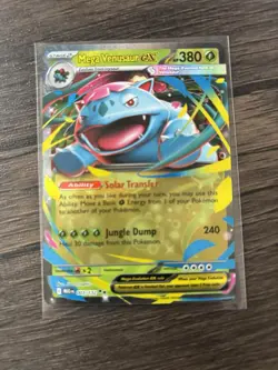 Mega Venusaur EX 003/132 - Mega Evolutions (MEG) Pokemon Card (MINT) - Image 1