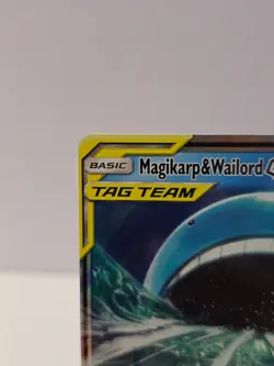 POKEMON Magikarp & Wailord GX SM166 Sun & Moon Promo Tag Team Ultra Rare Holo - Image 4