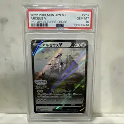 Pokemon TCG Arceus V 267/S-P S-P: Sword & Shield Promos Holo Japanese PSA 10 - Image 2