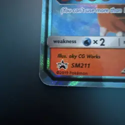 Pokemon Card TCG - Charizard GX SM211 Black Star Promo Sun & Moon F - Image 5
