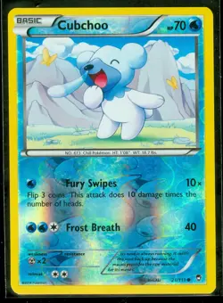 Pokemon CUBCHOO 21/111 - XY Furious Fists Rev Holo MINT - Image 1