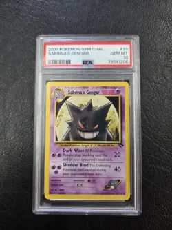 2000 Pokemon Gym Challenge SABRINA'S GENGAR #29: PSA 10 Gem Mint - Image 1